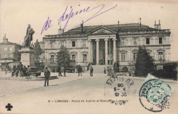 FRANCE - Limoges - Palais De Justice Et Statue Gay Lussac - Carte Postale Ancienne - Limoges