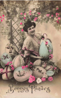 FÊTES - VŒUX - Pâques - Bonnes Pâques - Colorisé - Carte Postale Ancienne - Pâques