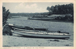 PHOTOGRAPHIE - Vieux Boucau Les Bains - Le Confluent Des Deux Courants - Carte Postale Ancienne - Photographs