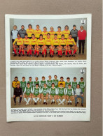 Fotokaart - K.V. MECHELEN En Racing MECHELEN Ter Gelegenheid Van De Derby 1983 - (Gazet Van Mechelen) - 21.5 X 27.5 Cm. - Autres & Non Classés