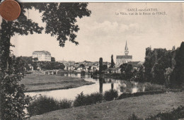 72 - Carte Postale Ancienne De  SABLE SUR SARTHE   La Ville Vue De La Route De PINCE - Sable Sur Sarthe