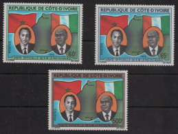 Cote DIvoire 1979:  MichelNr.: 577 Bis 579, Postfrisch | Politik, König, Präsident - Côte D'Ivoire (1960-...)