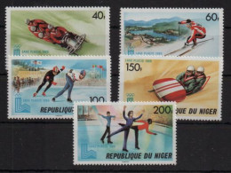 Niger 1979:  MichelNr.: 685 Bis 689, Postfrisch | Olympia, Winterspiele, Sport - Niger (1960-...)