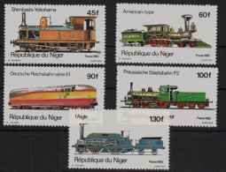 Niger 1980:  MichelNr.: 709 Bis 711, Postfrisch | Lokomotiven, Zug, Entwicklung - Niger (1960-...)