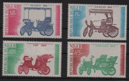 Niger 1975:  MichelNr.: 473 Bis 476, Postfrisch | Oldtimer, Auto, Automobile - Niger (1960-...)