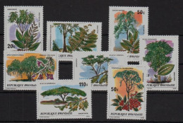 Ruanda 1979:  MichelNr.: 984 Bis 991, Postfrisch | Vegetation, Bäume, Früchte - Nuevos
