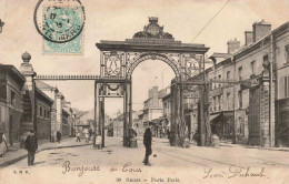 FRANCE - Reims - Porte Paris - Animé - Carte Postale Ancienne - Reims