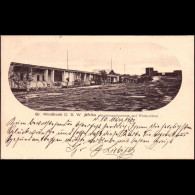 Deutschland 1901: Ansichtskarte  | Gebäude, Landschaften | Karibib, Peiskretscham - Libya