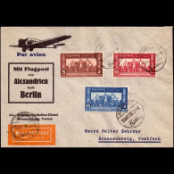 Ägypten 1931: Brief / Flugpost | Flugzeug, Tante JU | Alexandria, Braunschweig - Libyen