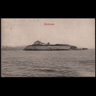 Norwegen 1907: Ansichtskarte / Marineschiffspost | Hochseeflotte, Norwegen, Küste | Munkholmen, Kiel - Sonstige & Ohne Zuordnung