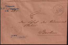 Deutschland 1910: Brief / Marineschiffspost | Unruhen, Dienstsiegel, Südseereise | Samoa, Berlin - Samoa