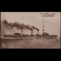 Deutschland 1916: Ansichtskarte / Feldpost | Gefangenenpost, 1-Weltkrieg, Schiff | Wisby, Greiz - Sonstige & Ohne Zuordnung