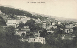 FRANCE - Menton - Vue Générale - Carte Postale Ancienne - Menton