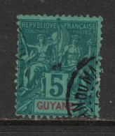 Guyane - French Guiana - Yvert 33 Oblitéré  SAINT-JEAN-DU-MARONI - Scott#35 - Oblitérés