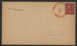 N° 229 AIR MAIL SERVICE NEW YORK 24/4/1925 FIRST FLIGHT TO MAYAGUEZ Via LOS ANGELES Voir Suite - 1c. 1918-1940 Brieven