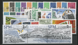 S.P.M. Année Complète 2002 COTE 91.1 € Vendu à La Valeur Faciale 22.62 € N° 758 à 787 + PA 82. ** (MNH) - Annate Complete