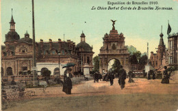 BELGIQUE - Bruxelles - Le Chien Vert Et Entrée De Bruxelles Kermesse - Animé - Colorisé - Carte Postale Ancienne - Wereldtentoonstellingen