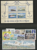 S.P.M. Année Complète 1994 COTE 40.4 € Vendu SOUS La Valeur Faciale 9.83 € N° 592 à 608 + BF 4. ** (MNH) - Full Years