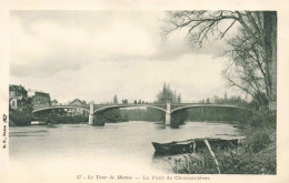 FRANCE - Le Tour De Marne - Le Pont De Chennevières - Carte Postale Ancienne - Chennevieres Sur Marne