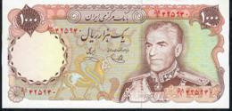 IRAN P105d 1000 RIALS 1974 Signature 12 UNC. - Iran