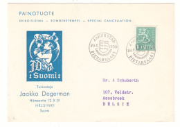 Finlande - Carte Postale De 1958 - Oblit Jakobstad - - Briefe U. Dokumente