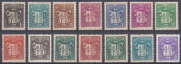 Andorre Français 1936 -1943 N° 49-58 Et 90-93 NMH Armes Nationales Blasons - Neufs