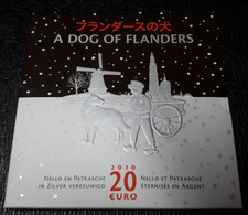 BELGIQUE BELGIE BELGIEN 20 EURO ARGENT QP 2010 A DOG OF FLANDERS QUALITY PROOF FRAPPE MEDAILLE EN POCHETTE - Belgio