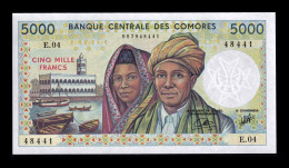 Comoros Comores 5000 Francs ND (2005) Pick 12b Sc Unc - Comoros