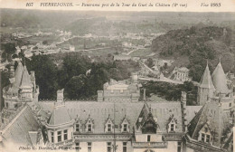 FRANCE - Pierrefonds - Panorama Pris De La Tour Du Guet Du Château - Carte Postale Ancienne - Pierrefonds