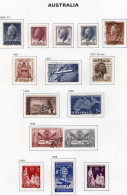 Australia 1955-58 - Elizabeth II   - 14 Values Used/Obl. Timbres/Stamps - Used Stamps