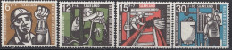 GERMANY Saar 404-407,unused - Usines & Industries