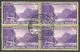 SUISSE N° 311 X 4 OBLITERE - Oblitérés