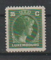 Luxemburg Y/T 339 * MH - 1944 Charlotte Di Profilo Destro