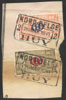 TR223+TR228 Oblit. Nord-belge Huy Le 20 MAR 1941  (Alb Vert Lot 18) - Documents & Fragments