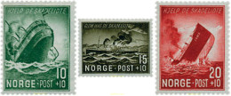 713688 HINGED NORUEGA 1944 NAUFRAGIO DEL SKADELIDTE - Briefe U. Dokumente