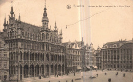 BELGIQUE - Bruxelles - Maison Du Roi Et Maisons De La Grand'place - Carte Postale Ancienne - Plätze