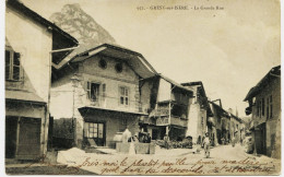 8406 - Savoie -  GRESY Sur ISERE  : La Grande Rue , La Fontaine Et Les Habitants  -  Circulée En 1905 - Gresy Sur Isere