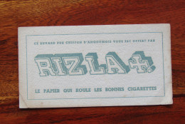 Ancien Buvard RIZZLA+ - Tabacco & Sigarette