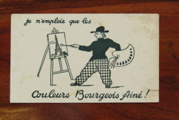 Ancien Buvard " Couleurs BOURGEOIS Ainé " - Tabaco & Cigarrillos