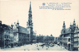 BELGIQUE - Bruxelles - La Grand'Place - Carte Postale Ancienne - Istituzioni Internazionali