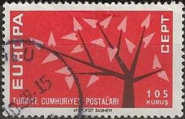 TURKEY 1962 Europa - 105k Europa Tree FU - Used Stamps