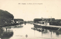 FRANCE - Lagny - La Marne, Vue De La Passerelle - Carte Postale Ancienne - Lagny Sur Marne