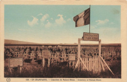 PHOTOGRAPHIE - En Champagne - Cimetière De Maison Bleue - Colorisé - Carte Postale Ancienne - Fotografie