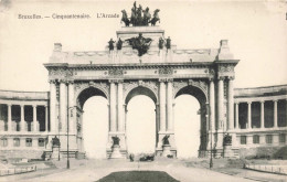 BELGIQUE - Bruxelles - Cinquantenaire - L'Arcade - Carte Postale Ancienne - Monumenten, Gebouwen