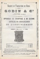Delcampe - GODIN & Cie  - Appareils De Chauffage   - Sté Du Familistère De GUISE ( 02 )   - 6 Pages ( Ft = 25 Cm X 17 Cm ) - Pubblicitari