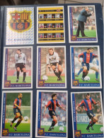 CARTES  FOOT  BARCA  TEMPORADA  2002/03    //  PARFAIT  ETAT  //  1er  CHOIX  // 31 Cartes - Trading Cards