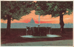 ARTS - Peintures Et Tableaux - Une Fontaine - Carte Postale Ancienne - Peintures & Tableaux