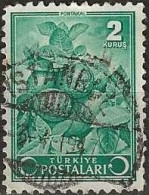 TURKEY 1943 Oranges - 2k. - Green FU - Oblitérés