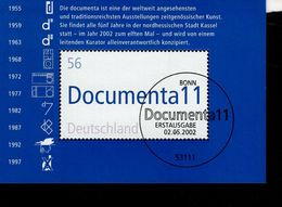 Bund Block 58 Documenta Gestempelt Used ETST Bonn - 2001-2010