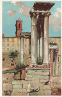 ARTS - Peintures Et Tableaux - Ruines D'un Temple - Carte Postale Ancienne - Malerei & Gemälde